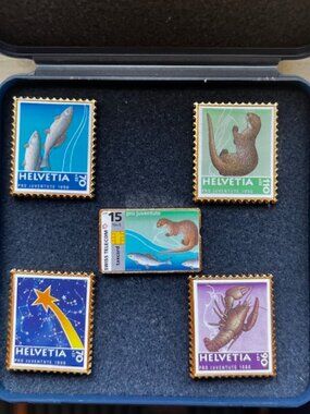 Collectible Swiss Enamel Pins